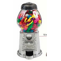 Silver 9" Gumball / Candy Dispenser Machine